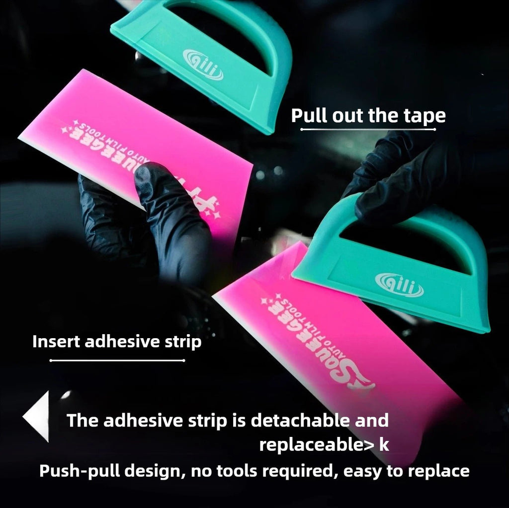 Rubber Water Squeegee Car Ice scraper & Snow Shovel