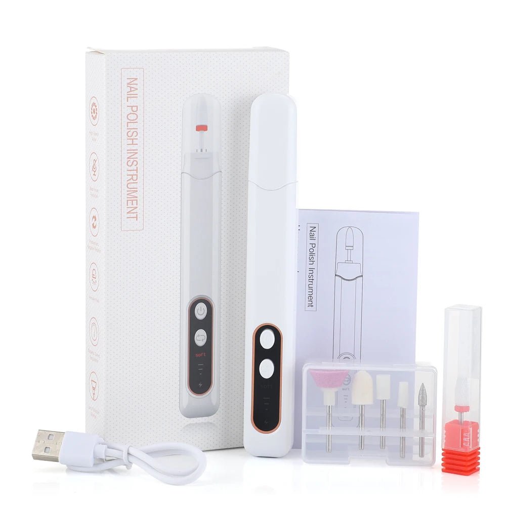 45000RPM Professional Electric Nail Drill Machine Low Noise Rechargeable Nail File Nails Accessories Gel Nail Polish Sander