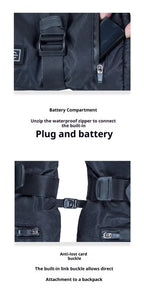 Electric Warm Winter Gloves Rechargeable Heat Gloves