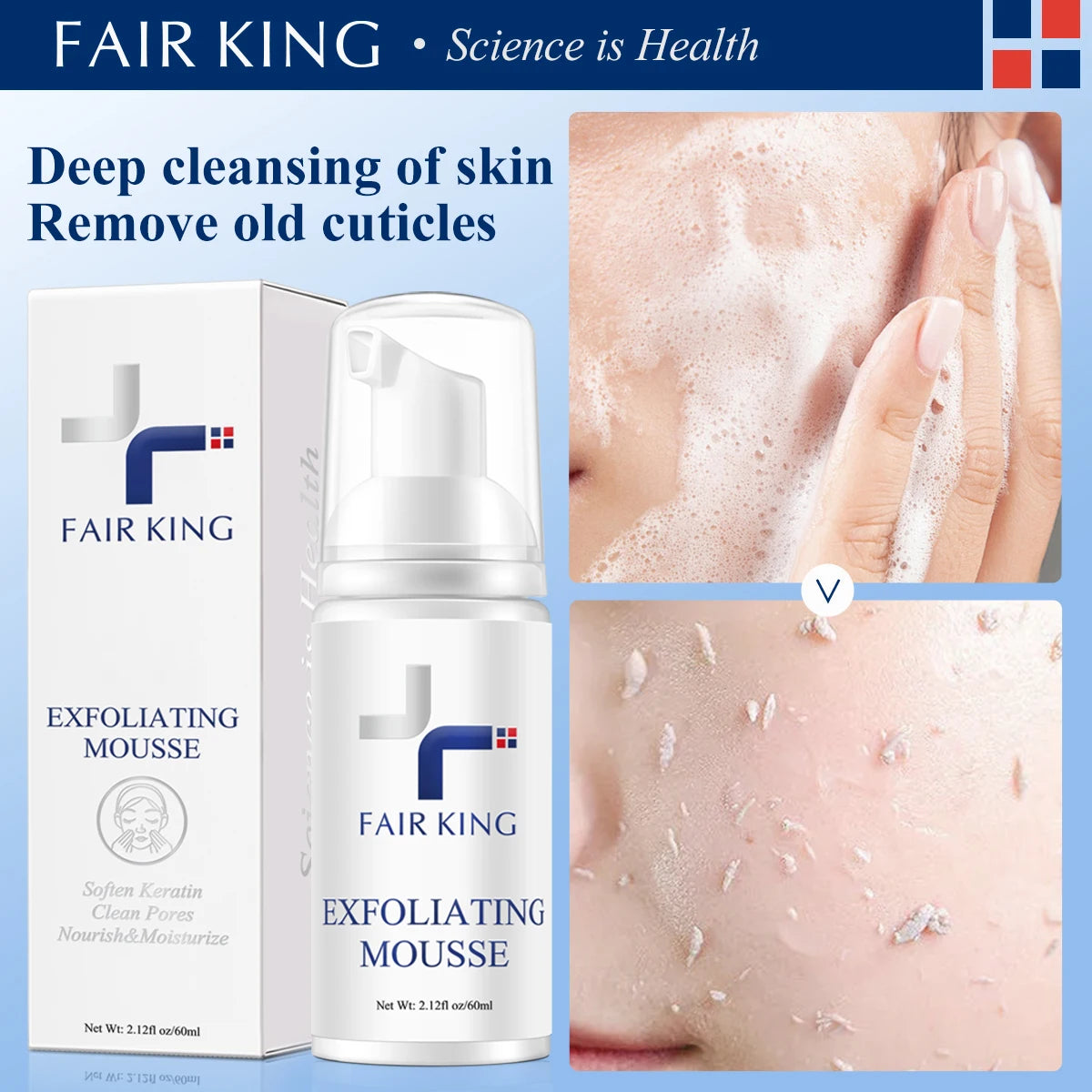 Gesichtspeeling-Mousse-Peeling-Gel