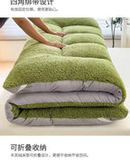 Mattress Topper Warm Lamb Fleece Mattress Upholstered Bed Winter Student Dormitory Sleeping Pad Single Double Floor Mat