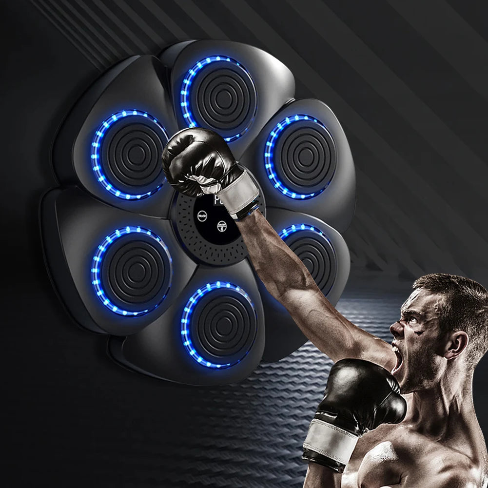 New Smart Music Boxing Machine Adult/Children Sports Fitness Boxing Trainer Home Exercise Response Training Boxing Wall Target Motionshop
