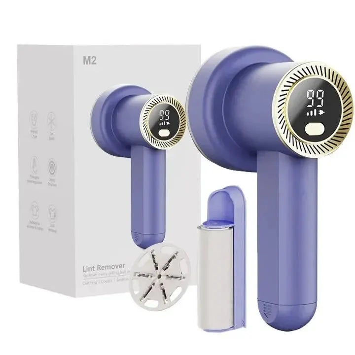 Electric Lint Remover Shaver With LED Digital Display ]