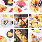 Electric Waffle Machine Portable Home Breakfast Machine Waffle Maker