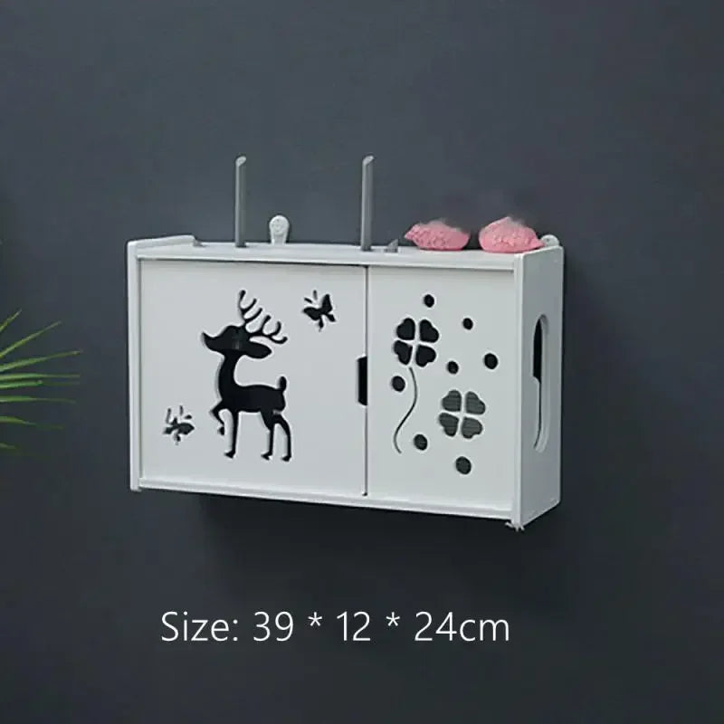 Wireless Wifi Router Shelf And Storage Box - Motionshop