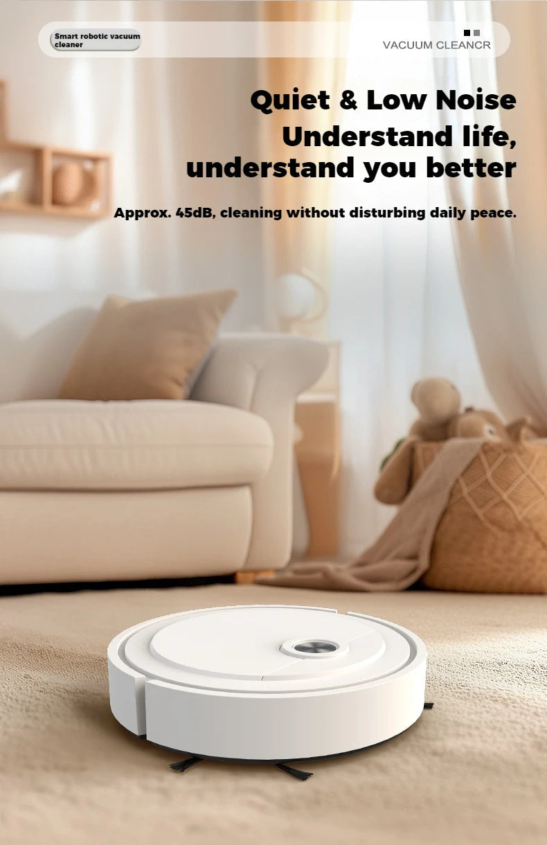 Robot Vacuum, Sweeping and Mopping Integrate, Fully Automatic Mini Intelligent Vacuum Cleaner - Household Cleaning