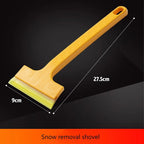 2-in-1-car snow brush and ice scraper with ergonomic foam grip