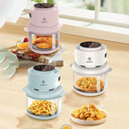 Large capacity electric oven with air fryer, beige French fry maker, gift visible fryer