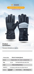 Electric Warm Winter Gloves Rechargeable Heat Gloves
