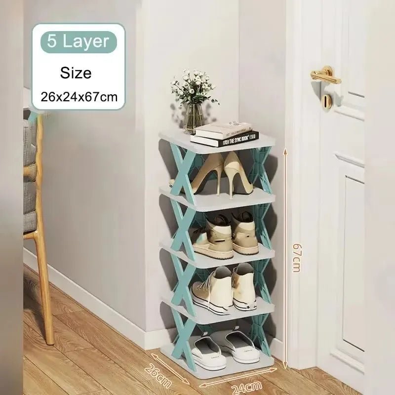 Multi-Layer Shoe Rack Storage Organizer Household Shoe Cabinet