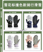 Winter Gloves for Men and Women To Keep Warm and Cold-proof Electric Vehicles Outdoor Rain-proof Ski Gloves for Men's Riding