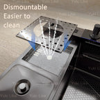 Stainless Steel Kitchen Sink With Waterfall Extra Large Single Bowl Digital Display Multifunctional Dishwashing Sinks