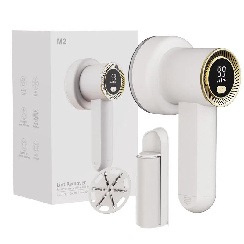 Electric Lint Remover Shaver With LED Digital Display ]