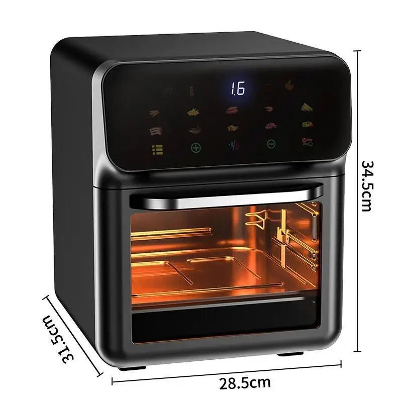 10L Large Capacity Electric Air Fryers Oil-free Automatic 360°Baking Convection