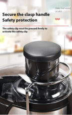 Heavy-Duty Juicer Machine Juicer With 3-Inch Big Mouth For Whole Fruits And Vegetables Juice Centrifuge with 2 Speed Settings