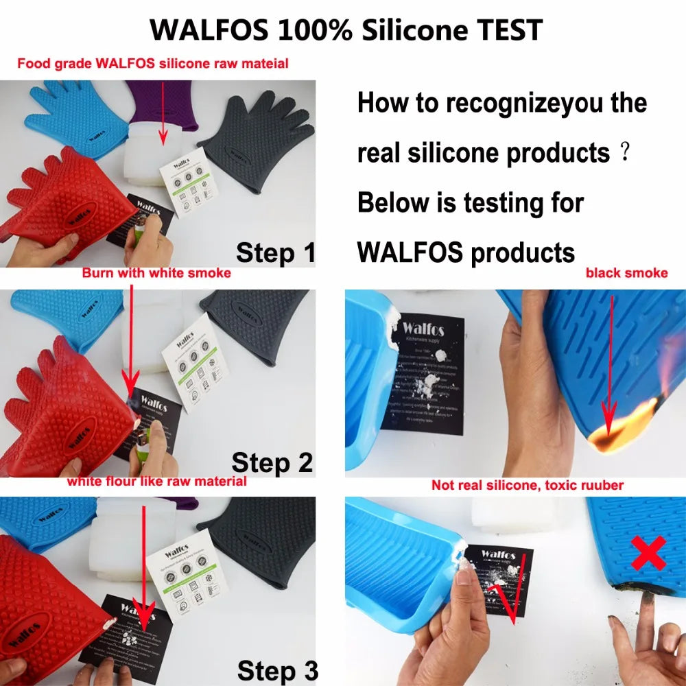 Silicone Oven Kitchen Glove Heat Resistant - Motionshop