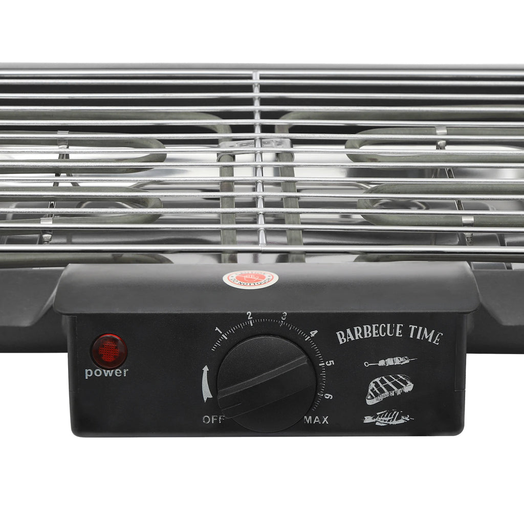 Electric Grill 2000W 6 Gears Electric Table Grill Lightweight Countertop Barbecue Grill