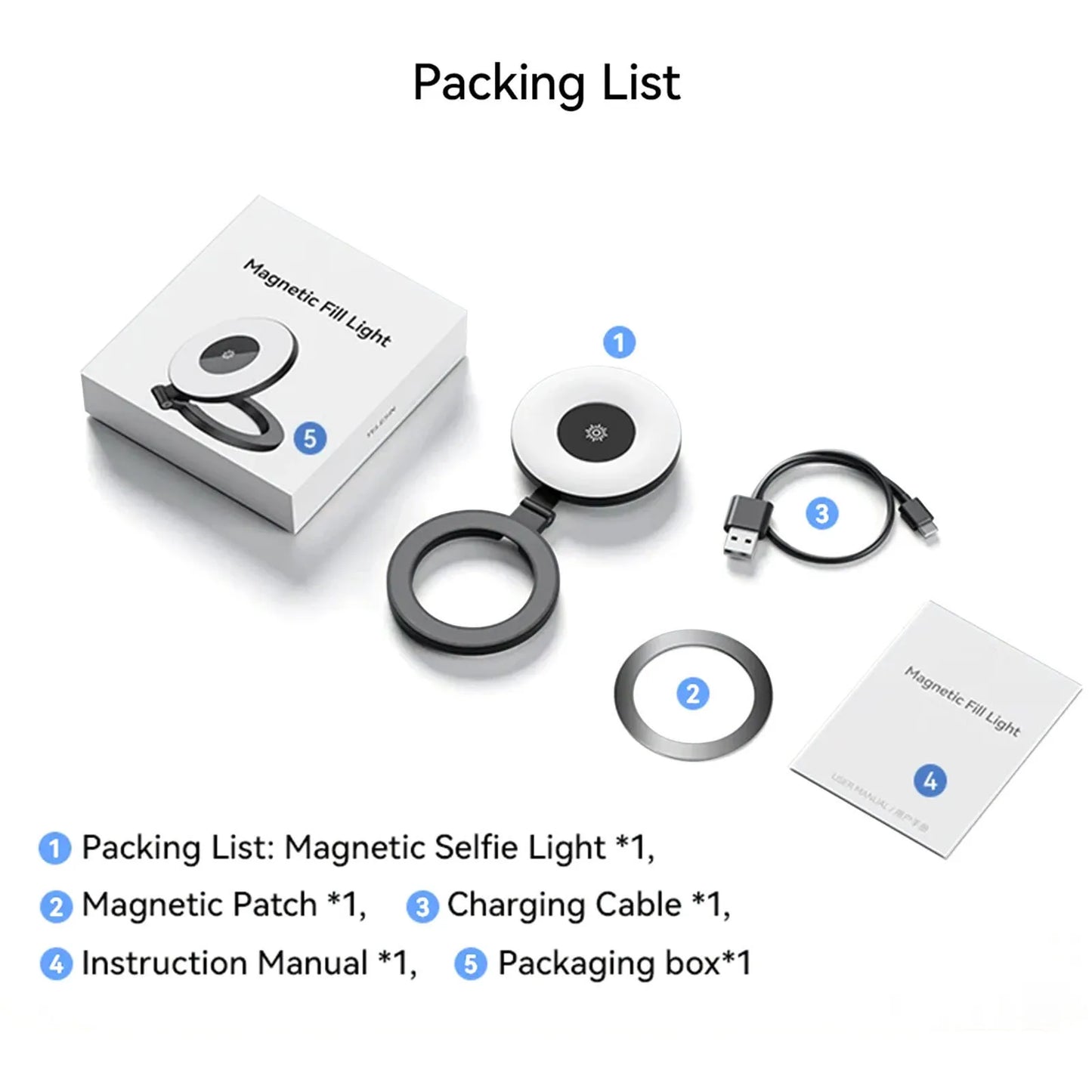 Magnetic Smartphone Mini Pocket Selfie Fill Light - Motionshop