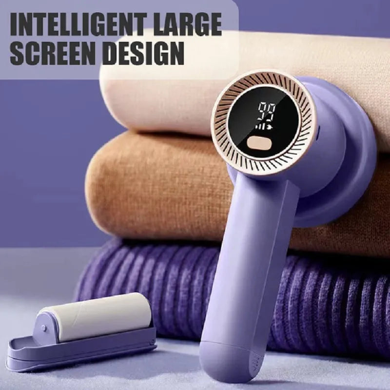 Electric Lint Remover Shaver With LED Digital Display ]