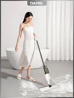 Spray Mop With Reusable Microfibers Pads 360° Rotation Floor Cleaning Mop 500ML Big Capacity Square Triangle Bottle