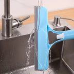 3-in-1 Glass Cleaning Tool for Home Bathroom Mirror and Windows, Water Wiper Squeegee for Shower and Glass Surfaces