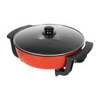 1360W Electric Hot Pot w/ 5 Temp Settings 6L Non-Stick Coating Large Capacity Skillet