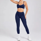 Yoga And Sports High Waist Hip-Lifting Set