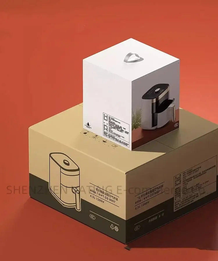 New Air Fryer Household Multi-functional Electric Fryer Large Capacity Intelligent Oil-free Air Fryer Chips Machine