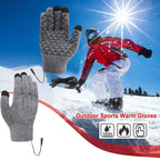 Electric Heated Gloves Winter Warm Gloves USB Touch Screen Gloves