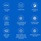 Window Vacuum Robot Cleaner, 4-Way Spray, Updated Laser,Glass Wall Washing