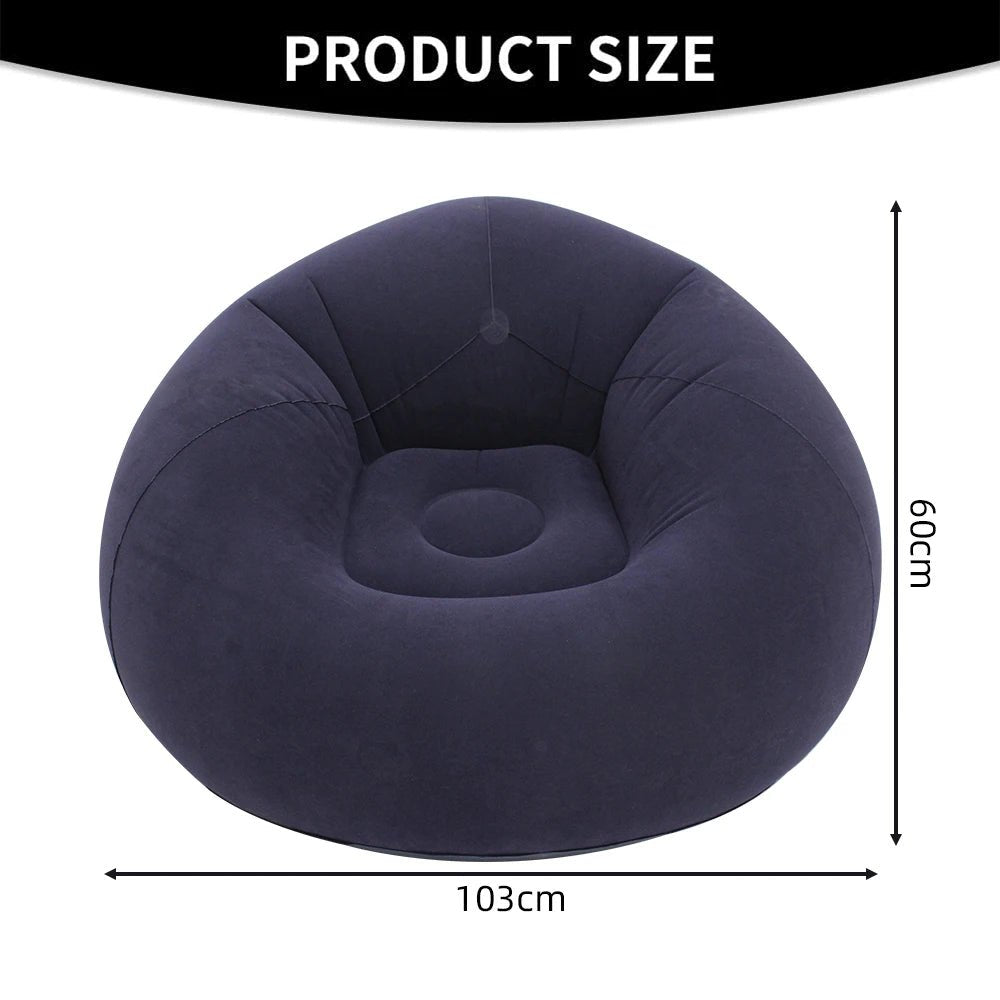 Inflatable Lazy Sofa Folding Portable Pvc Inflatable Air Chair for Living Room