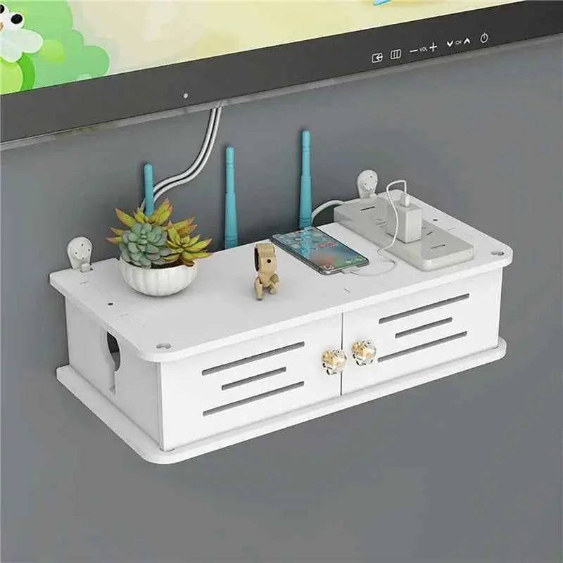 Wireless Wifi Router Shelf And Storage Box