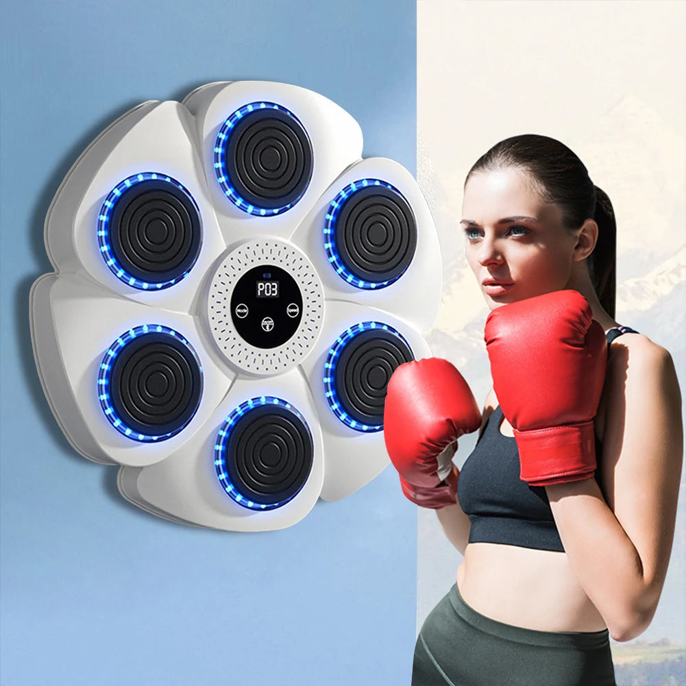 New Smart Music Boxing Machine Adult/Children Sports Fitness Boxing Trainer Home Exercise Response Training Boxing Wall Target Motionshop