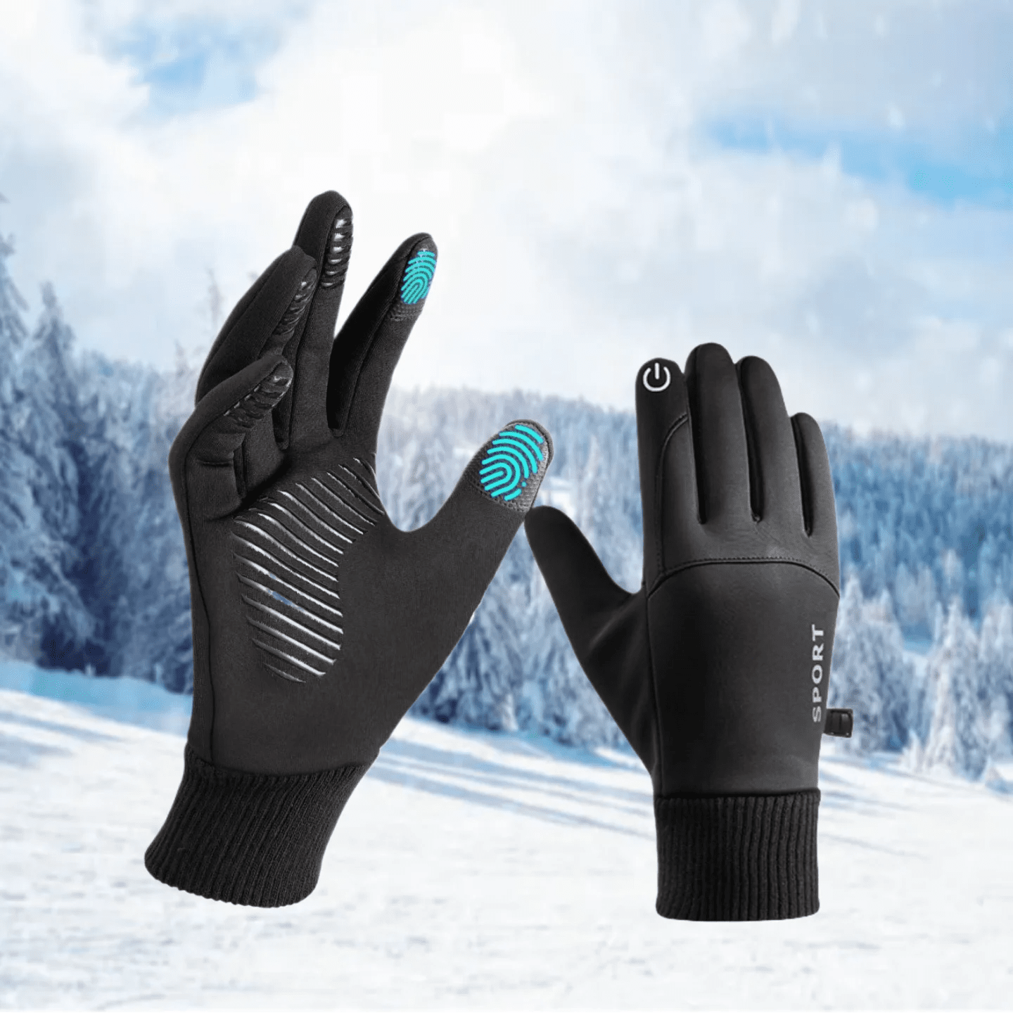 Winter Gloves Men Women Touch Screen Warm Gloves Water Resistant Windproof