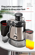 Heavy-Duty Juicer Machine Juicer With 3-Inch Big Mouth For Whole Fruits And Vegetables Juice Centrifuge with 2 Speed Settings
