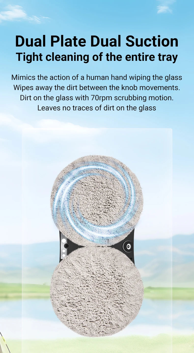 Vacuum Window Cleaning Robot Window Cleaner Electric Glass limpiacristales Remote Control