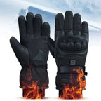 Electric Heated Gloves 5-7.4V Winter Waterproof Ski Gloves Warm Men Women Snow Warm Cycling Gloves Cold Weather Driving Biking