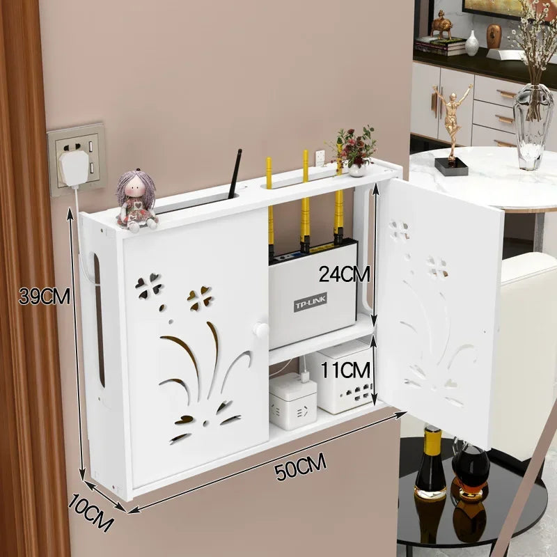 Wireless Wifi Router Shelf And Storage Box - Motionshop