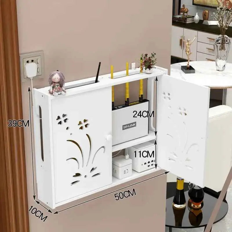 Wireless Wifi Router Shelf And Storage Box