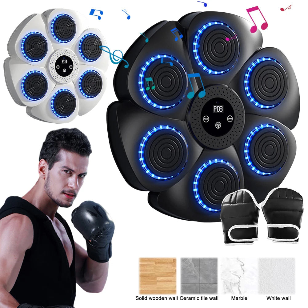 New Smart Music Boxing Machine Adult/Children Sports Fitness Boxing Trainer Home Exercise Response Training Boxing Wall Target Motionshop
