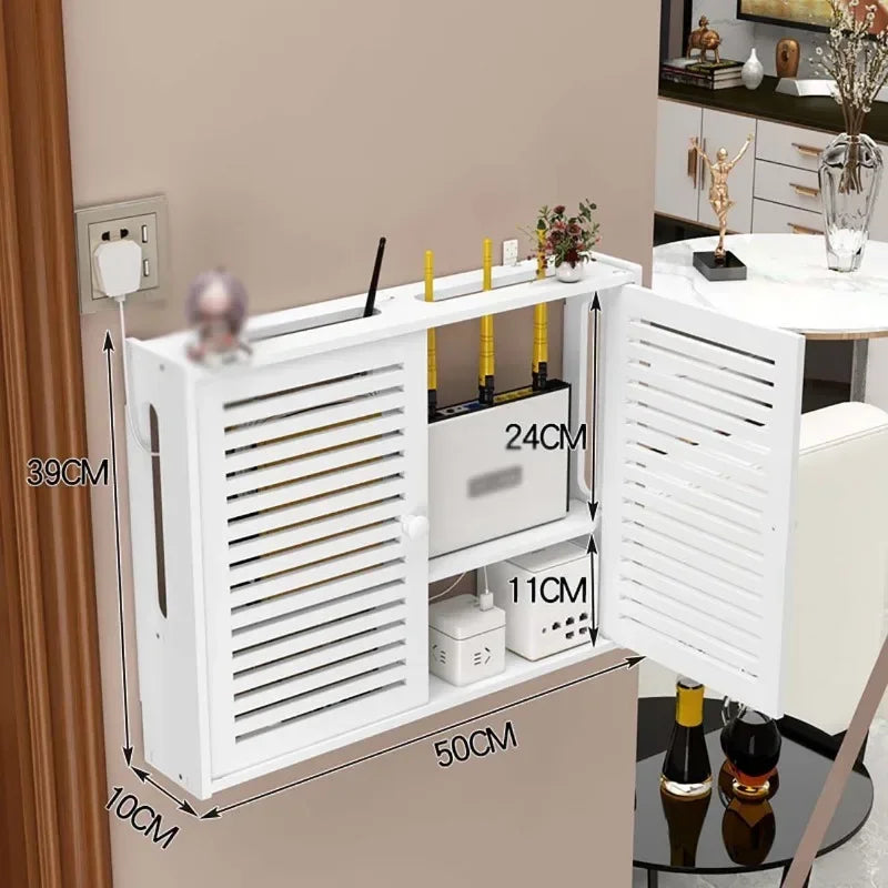 Wireless Wifi Router Shelf And Storage Box - Motionshop