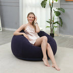 Inflatable Lazy Sofa Folding Portable Pvc Inflatable Air Chair for Living Room