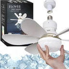 40W Ceiling Fan Light E27 with Remote LED Dimming Function Suitable for Living Room Study and Home use 85-265V