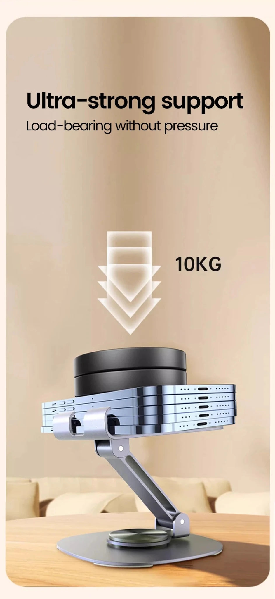 Rotating Cell Phone Holder Support Desktop Stand For iPad Samsung iPhone 15 14 13 Mobile Mount