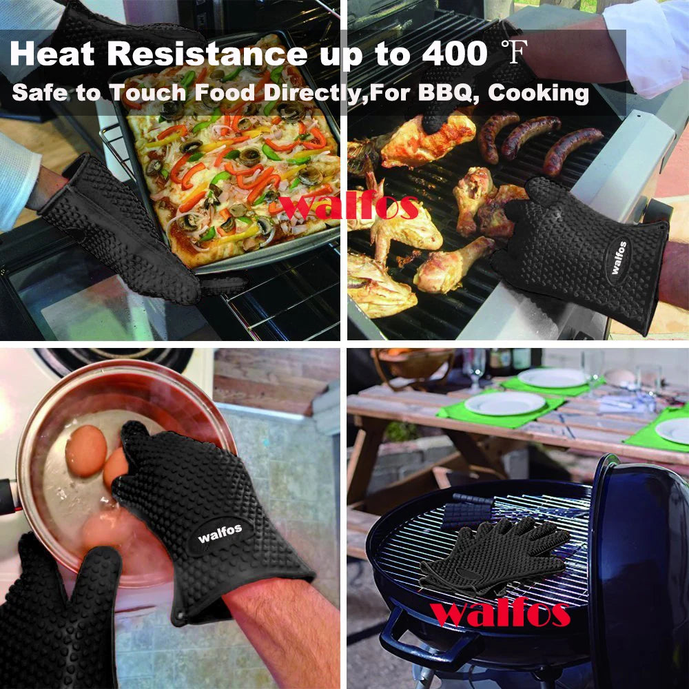 Silicone Oven Kitchen Glove Heat Resistant - Motionshop