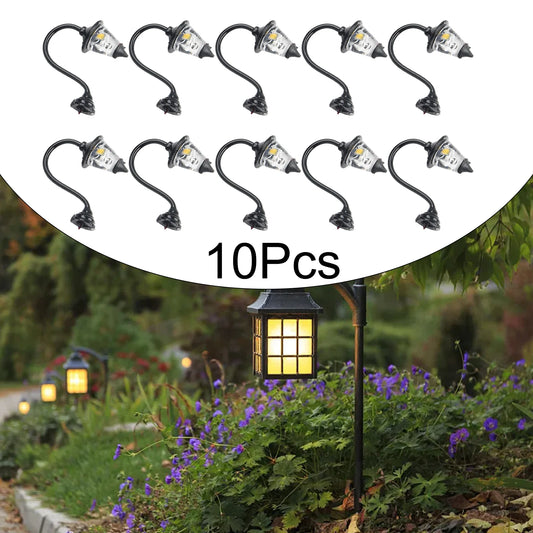 10 Stück Wandlampen LED Straßenlampen 1:87 HO