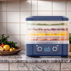 Fruit Jerky Maker 220V Temperature Adjustable 0-70 Degree Meat Food Dehydrator Machine for Fruits Meat Vegetables Candy & Snacks