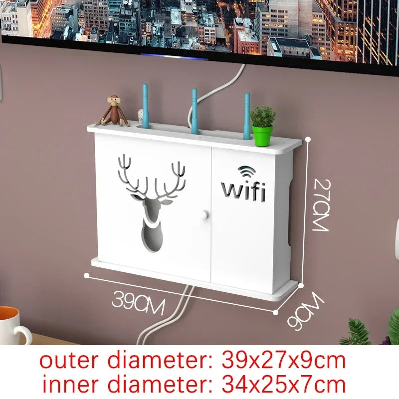 Wireless Wifi Router Shelf And Storage Box - Motionshop