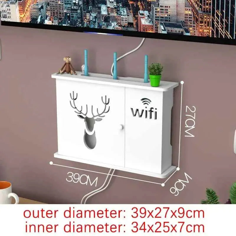 Wireless Wifi Router Shelf And Storage Box