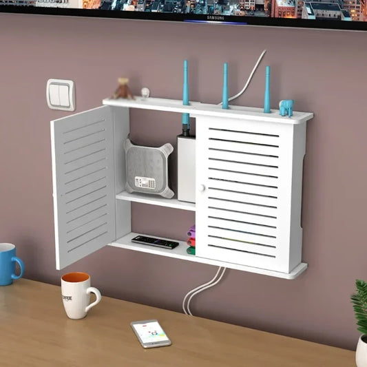 Wireless Wifi Router Shelf And Storage Box - Motionshop